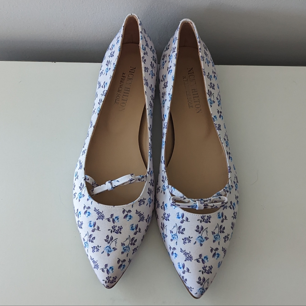 NEW Nicky Hilton x French Sole Size 8 Pink Flats